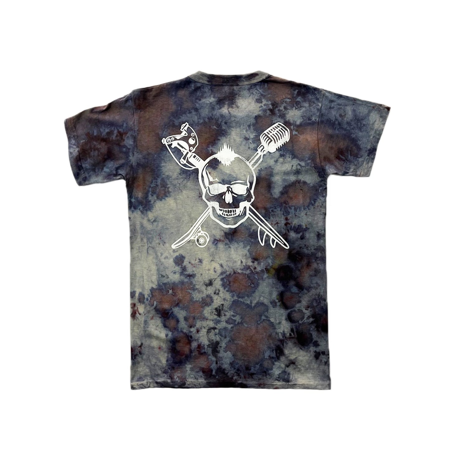 X Culture Limited Edition Organic Cotton Tee Ice Dyed Blue