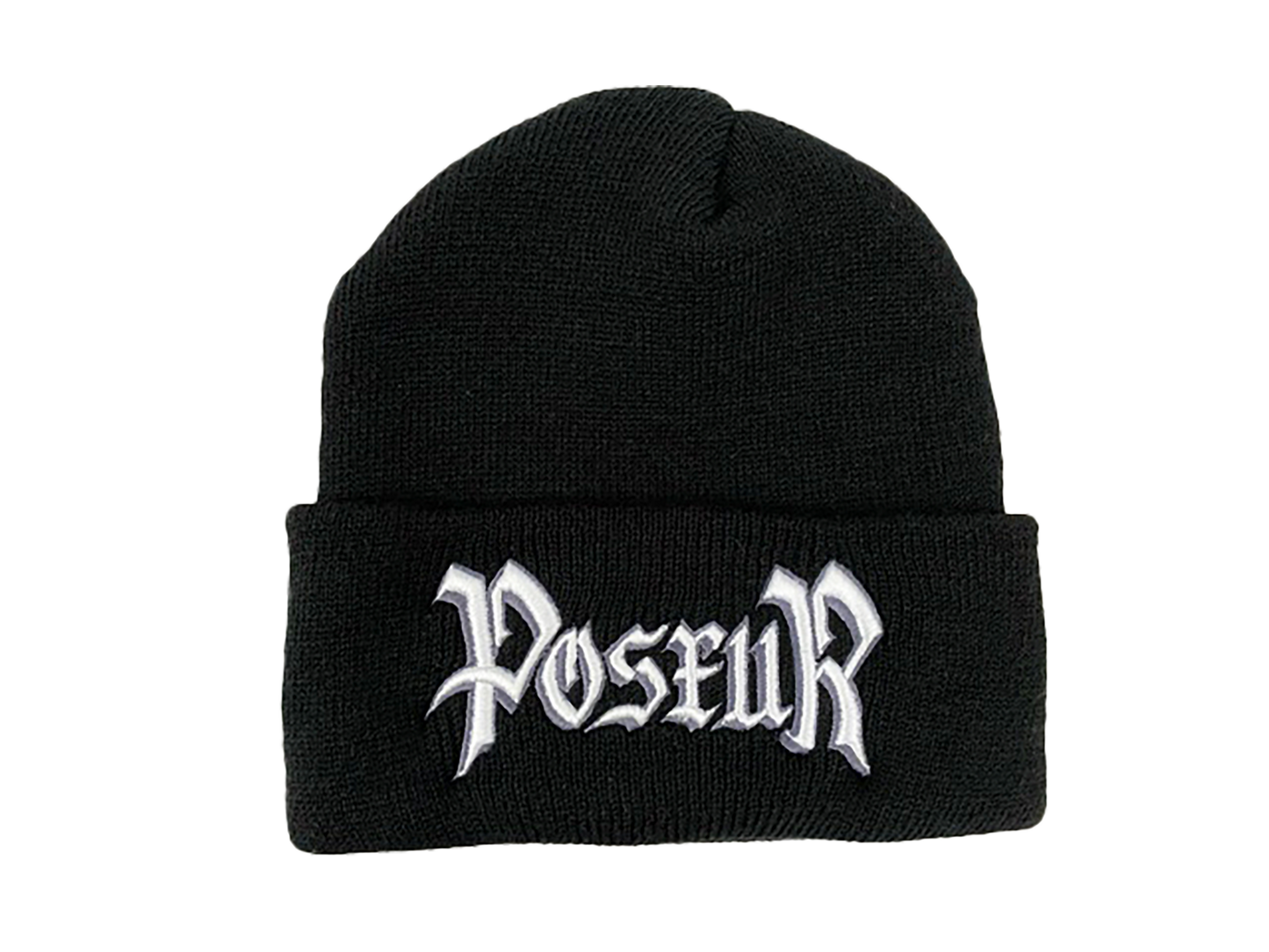 POSEUR CUFF BEANIE BLACK