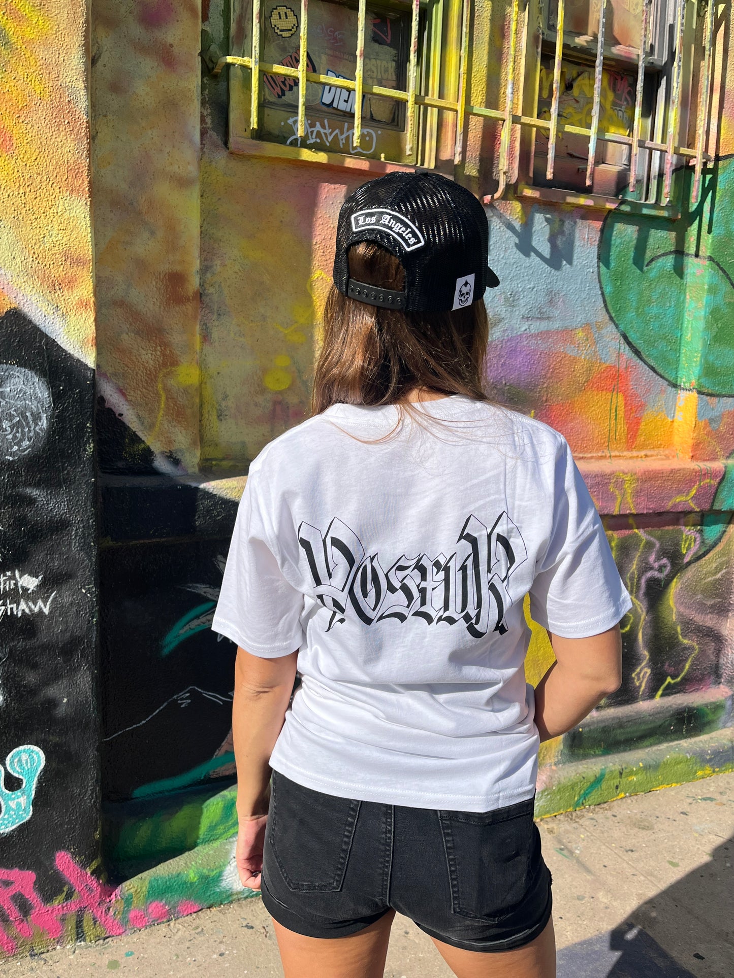 POSEUR ORGANIC COTTON T-SHIRT GRAY