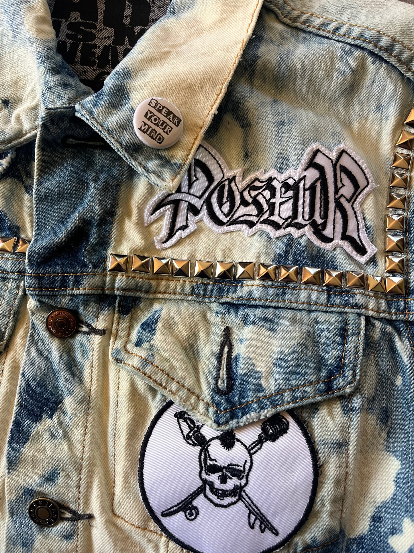Customized Punk Denim Vest