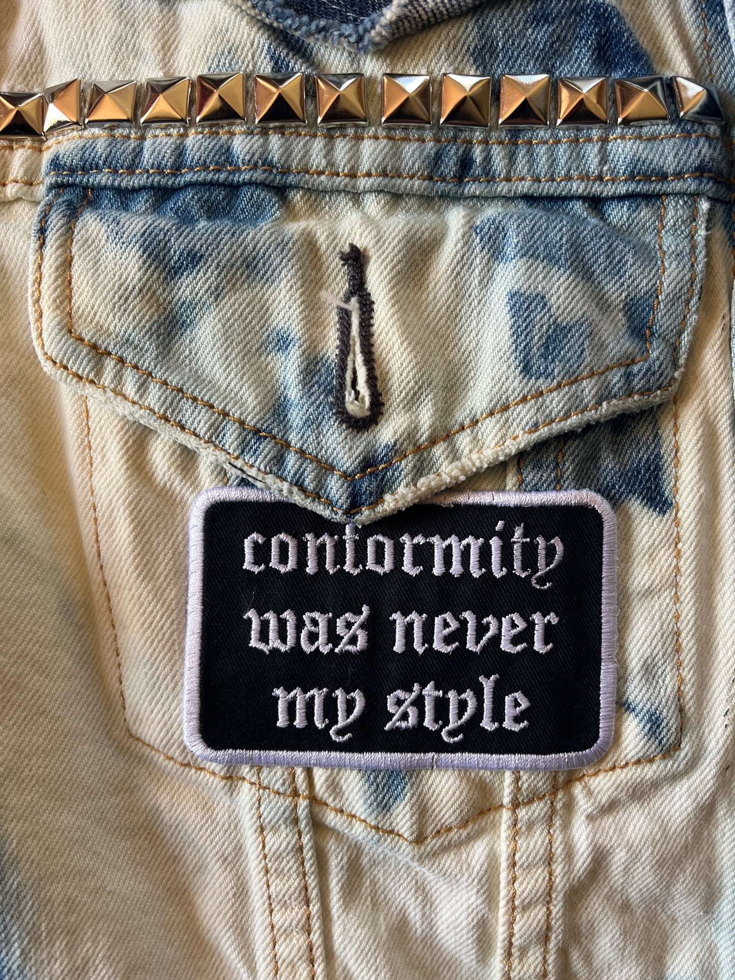 Customized Punk Denim Vest