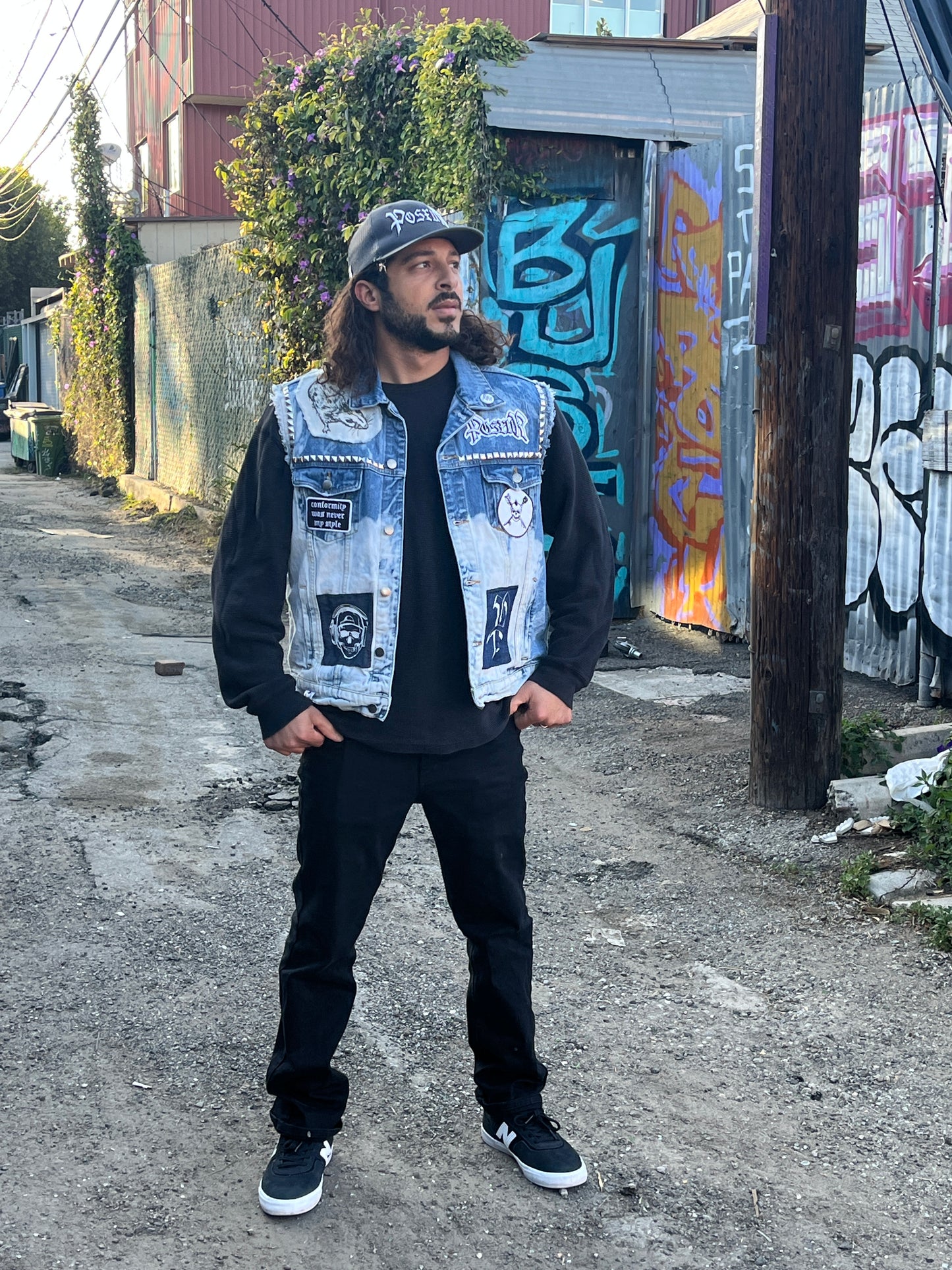 Customized Punk Denim Vest