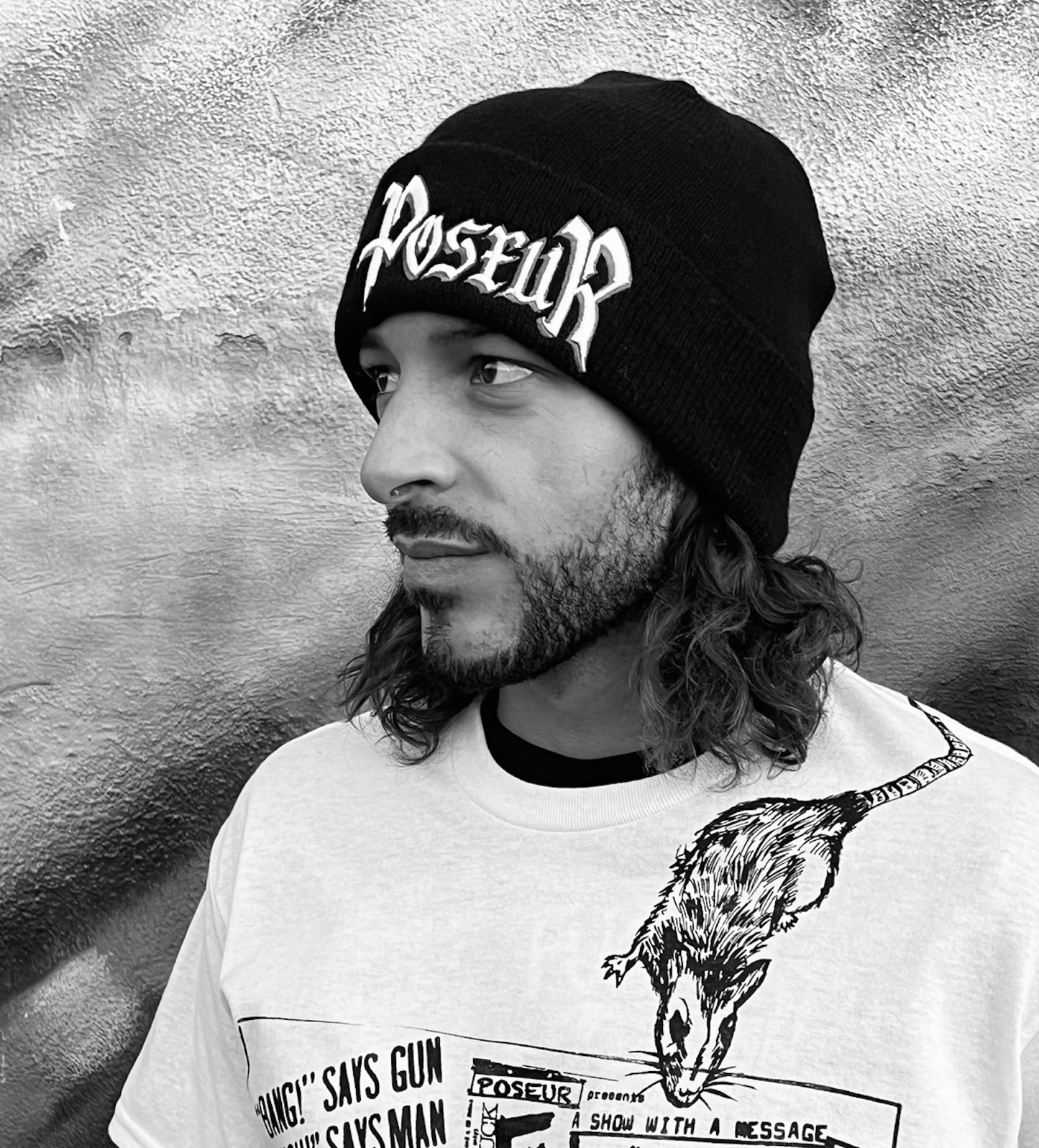 POSEUR CUFF BEANIE BLACK