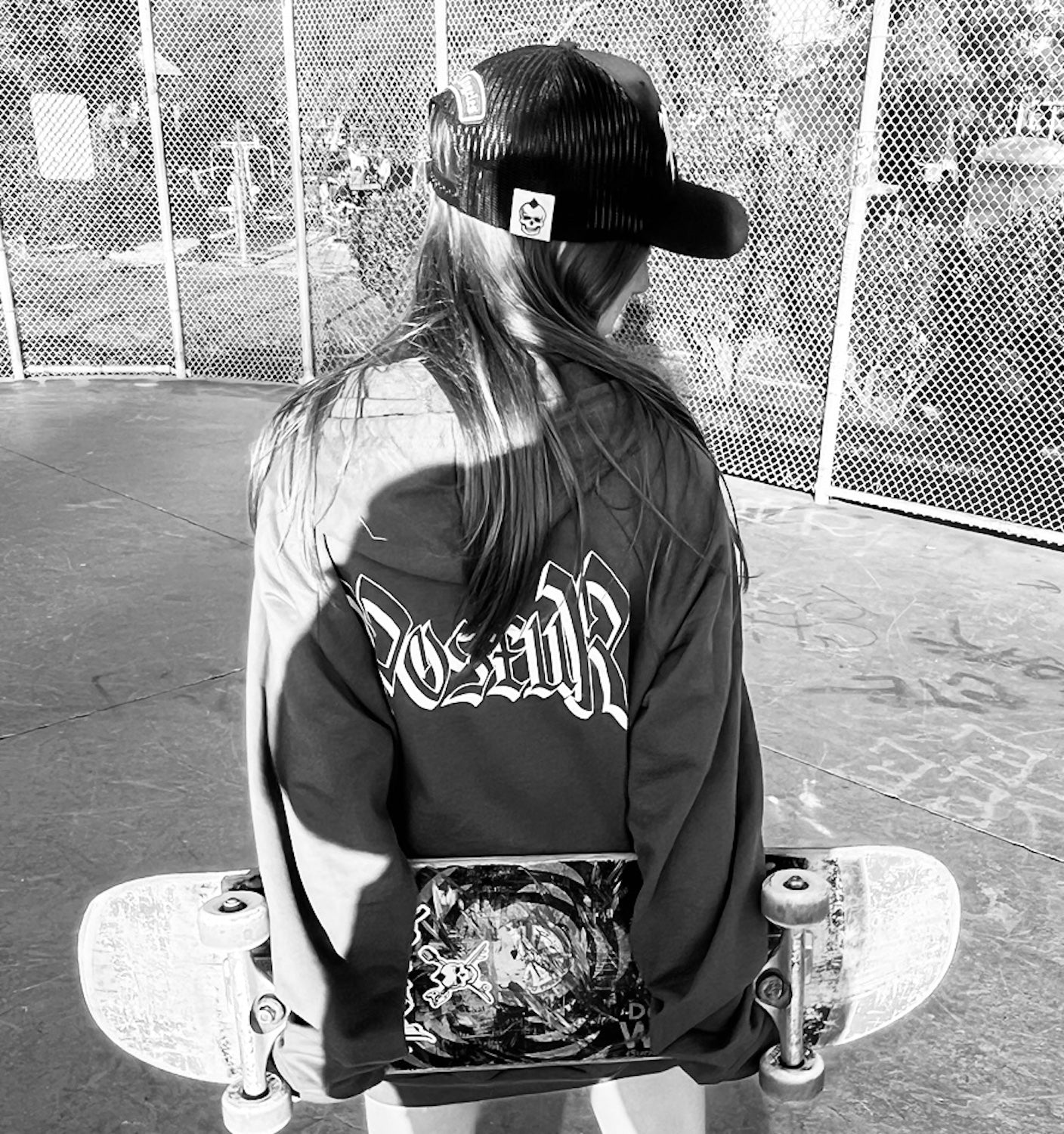 POSEUR 5-PANELS TRUCKER HAT BLACK