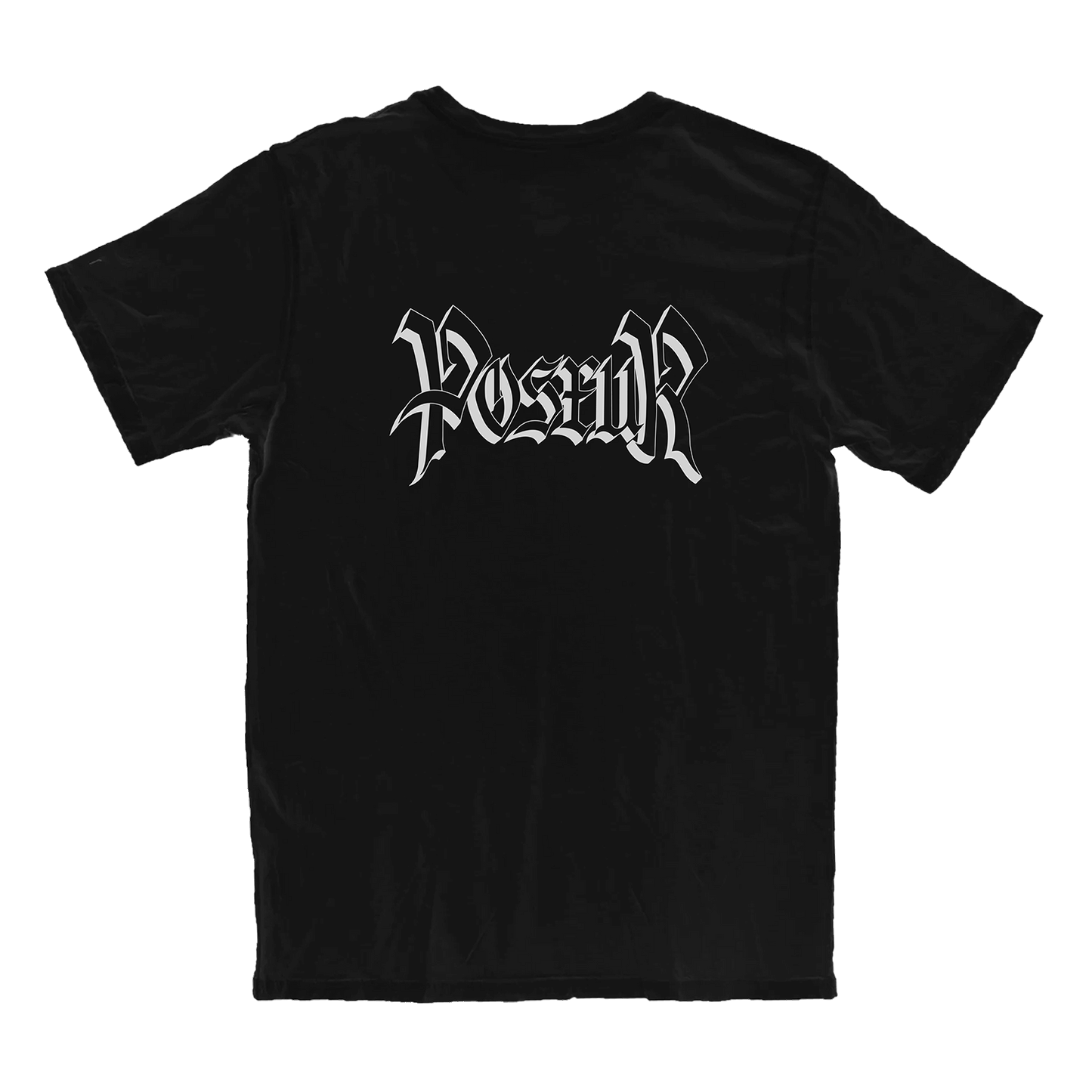 POSEUR ORGANIC COTTON T-SHIRT BLACK