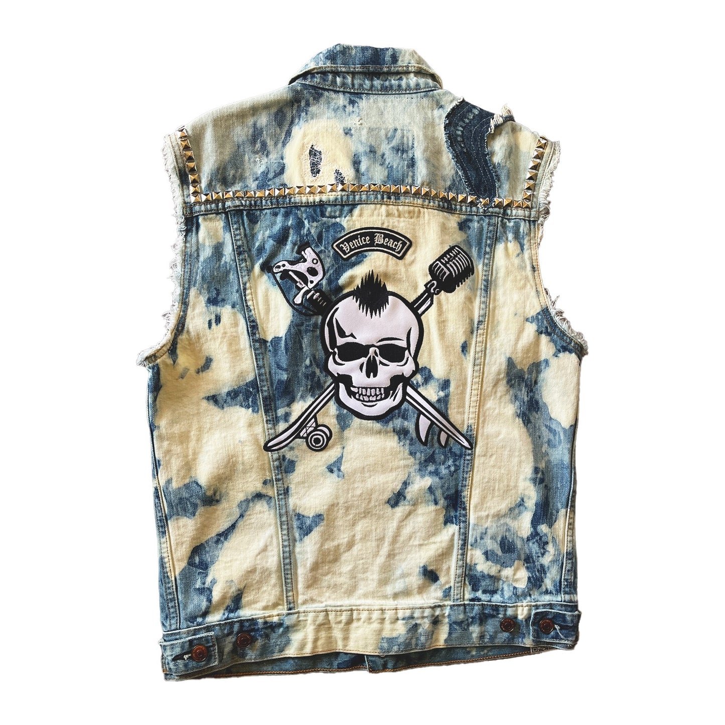 Customized Punk Denim Vest