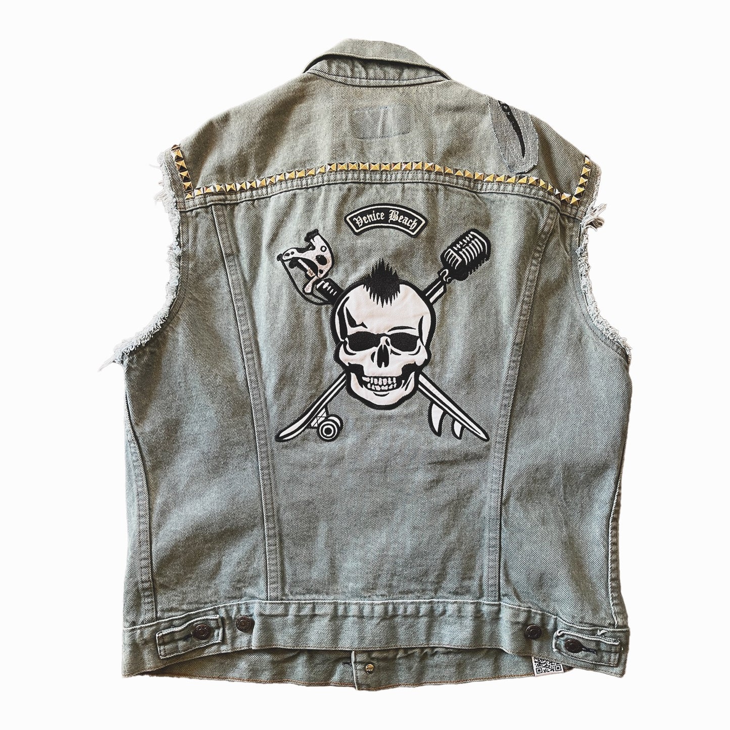 Customized Punk Denim Vest