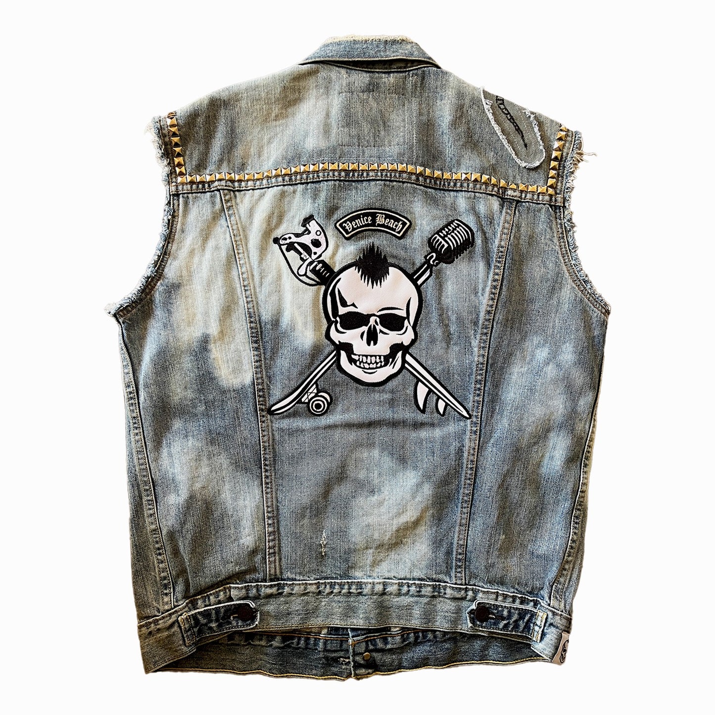 Customized Punk Denim Vest
