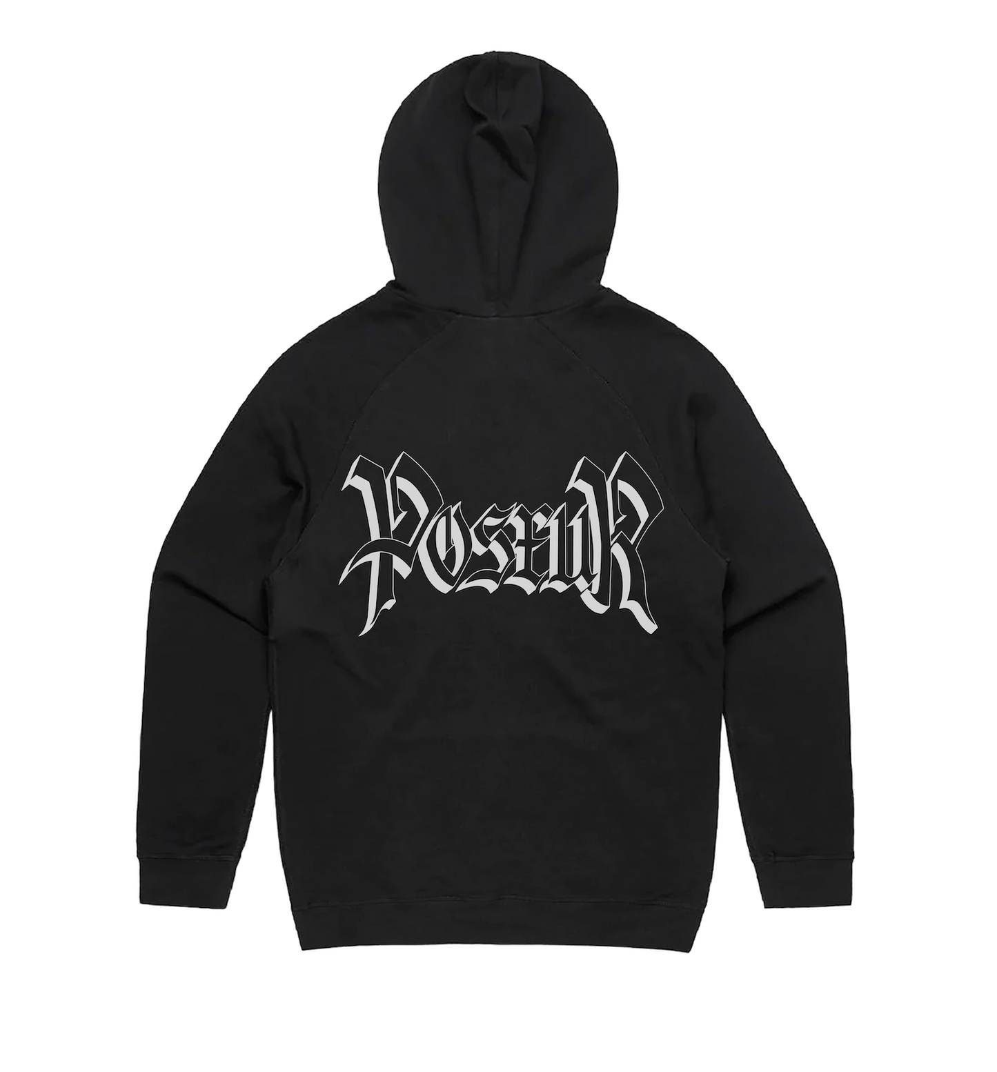 POSEUR LIGHTWEIGHT HOODIE BLACK