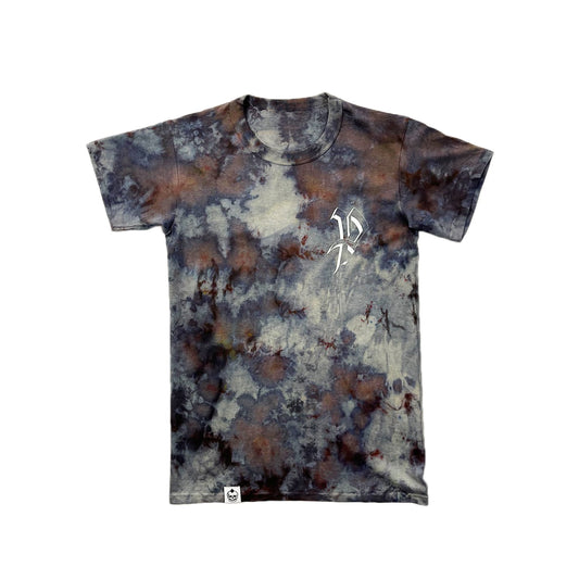 X Culture Limited Edition Organic Cotton Tee Ice Dyed Blue