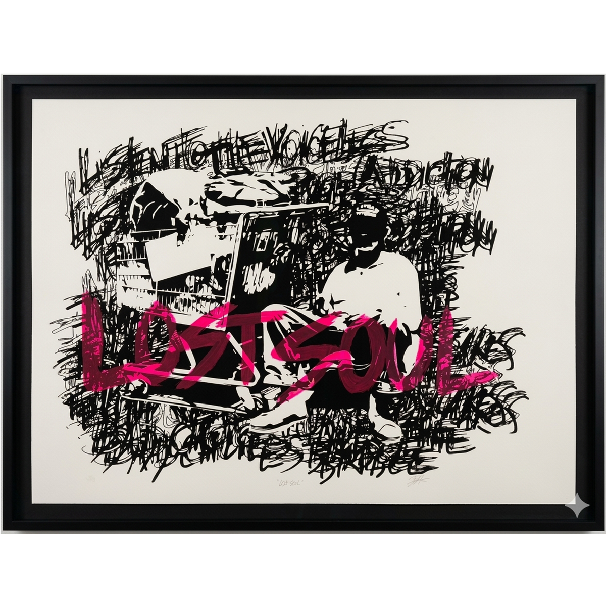 'LOST SOUL' DIGITAL PRINT ON HOT PRESS PAPER - LIMITED EDITION OF 10