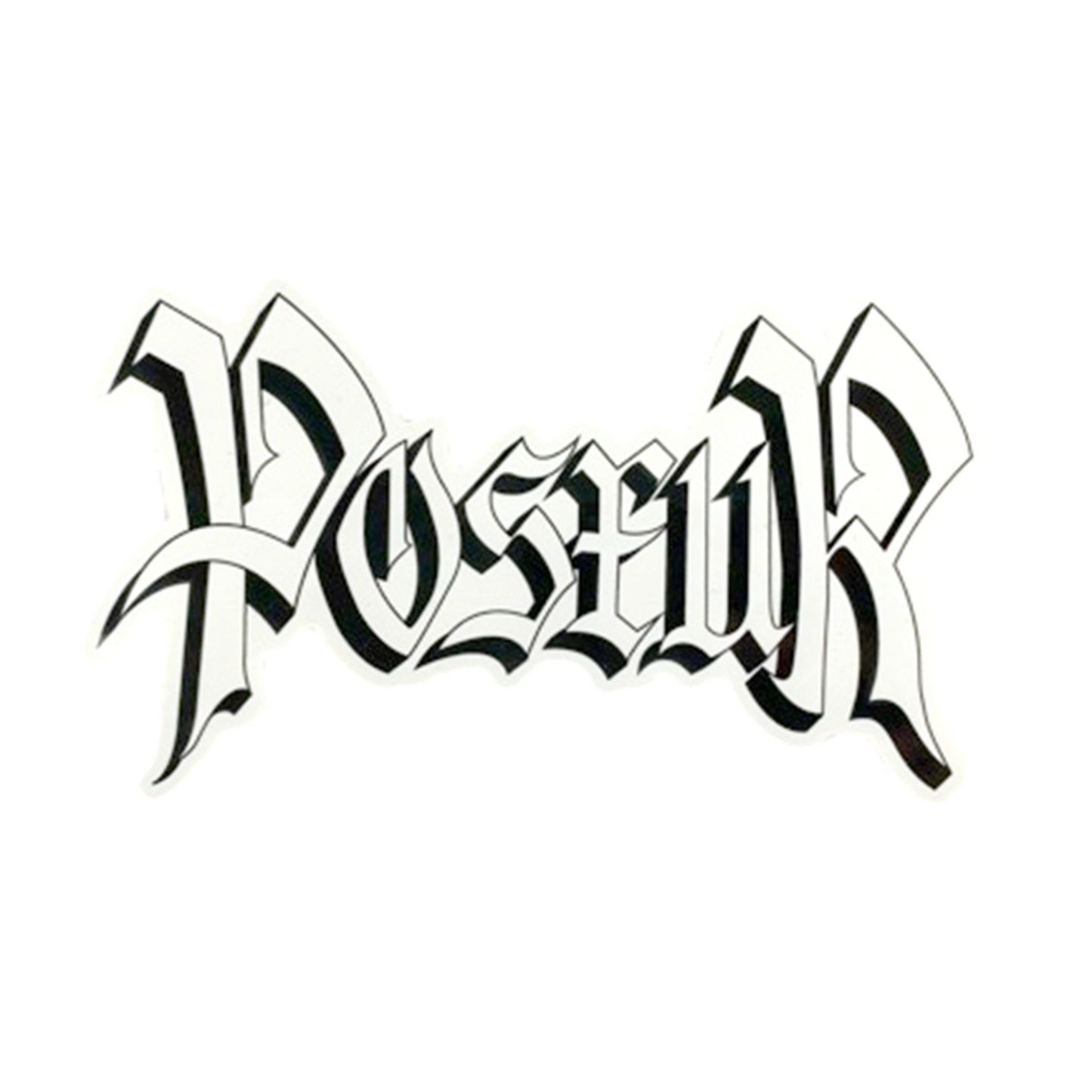 POSEUR STICKER