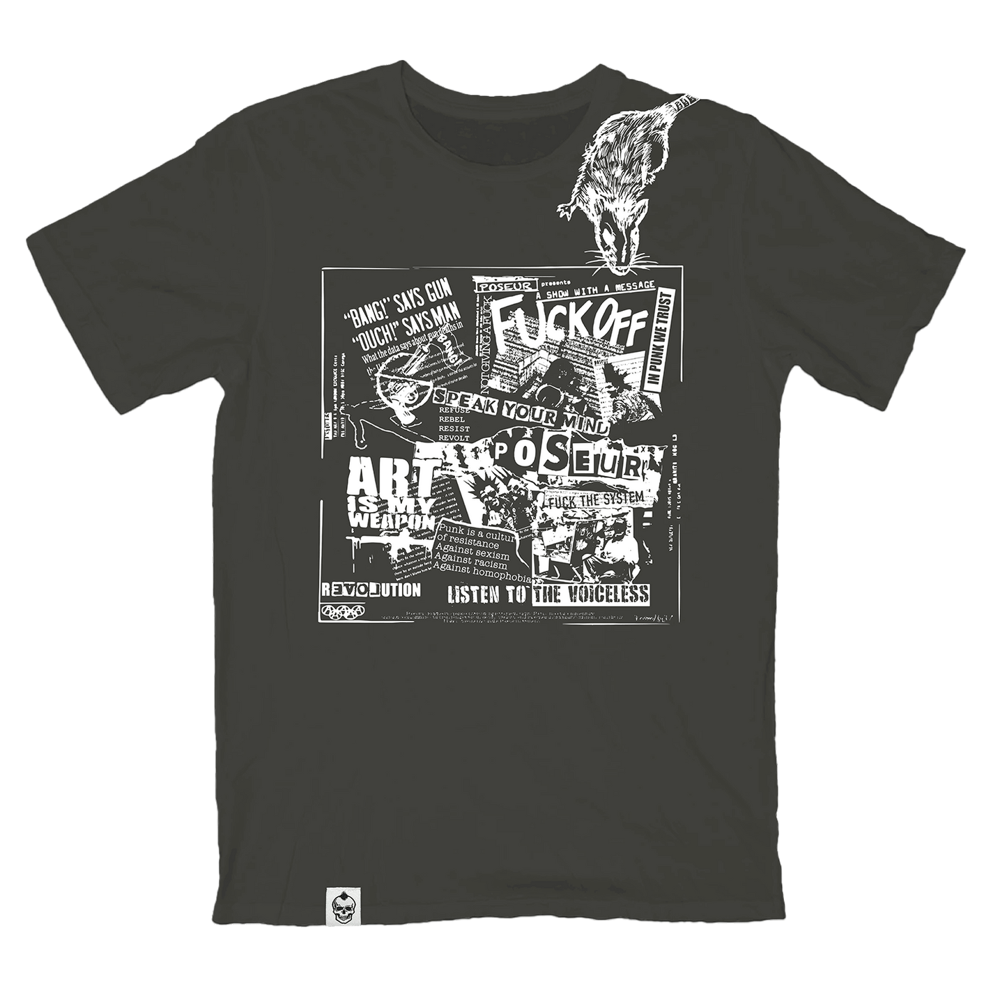 SNIFFIN' GLUE T-SHIRT GRAY